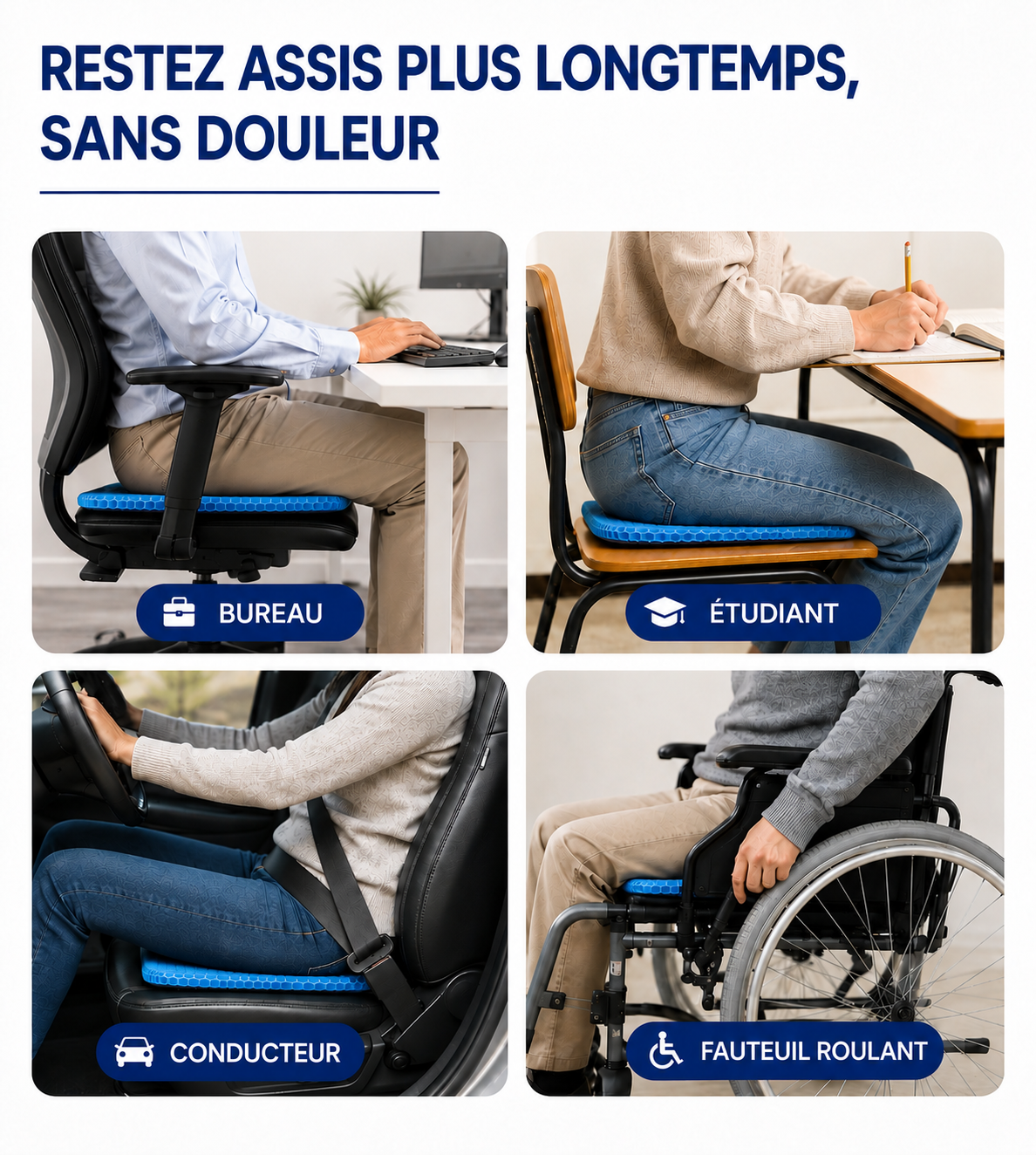 Coussin en Gel - Relivvo